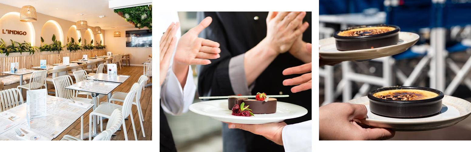 Repas de groupe - L'Indigo - Restaurant - Brasserie La Rochelle